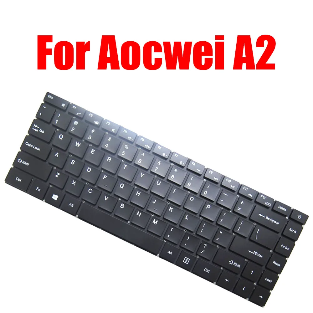 

English US Replacement Laptop Keyboard For Aocwei A2 Black New
