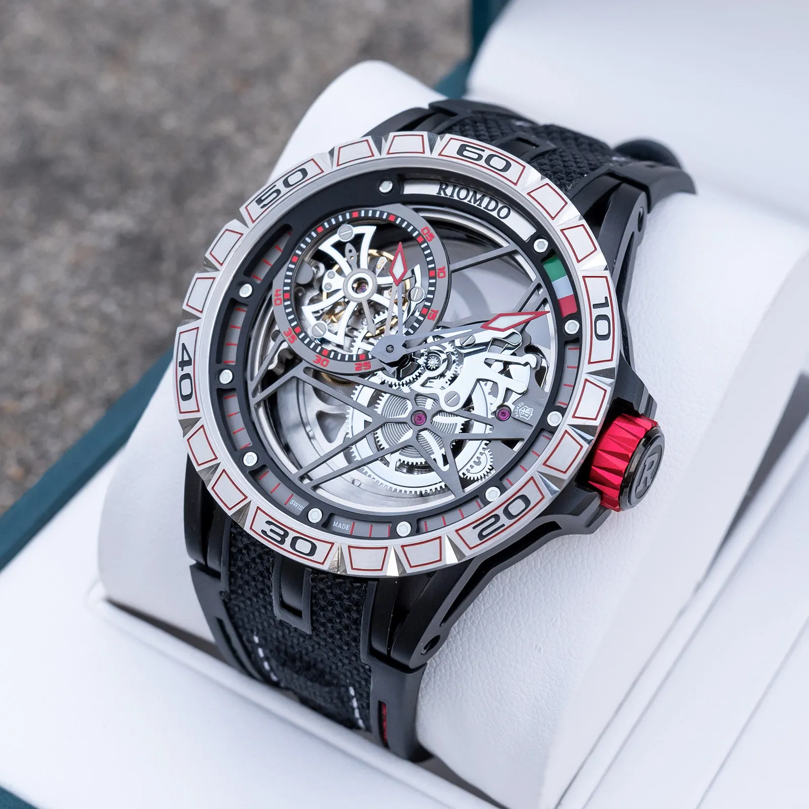 

Мужские автоматические часы OBLVLO 46 мм, механические наручные часы с открытым механизмом, светящимся циферблатом, водонепроницаемые, с минеральным стеклом Hardlex