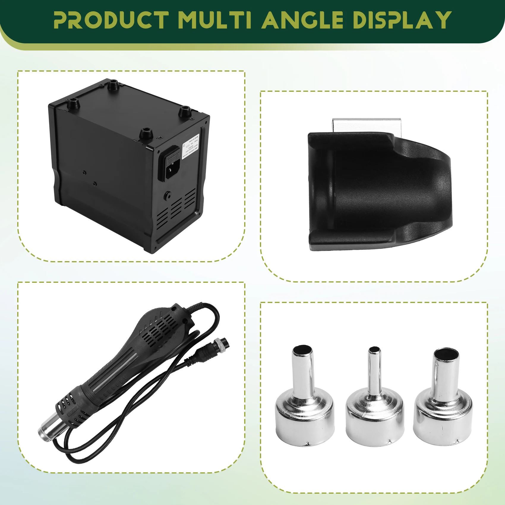 AT29-Hot Air Tool 858D BGA Rework Solder Station Blower Hair Dryer Hairdryer Soldering Heat Tool For Welding Repair