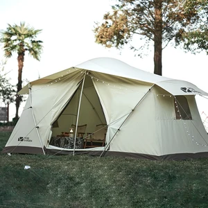 Mobi Jardim Camping Cotton Tent, Large Space glamping, double cloth membrane, waterproof sunscreen, three places 10 MAIN SALES CARCA FOR CAR - №4