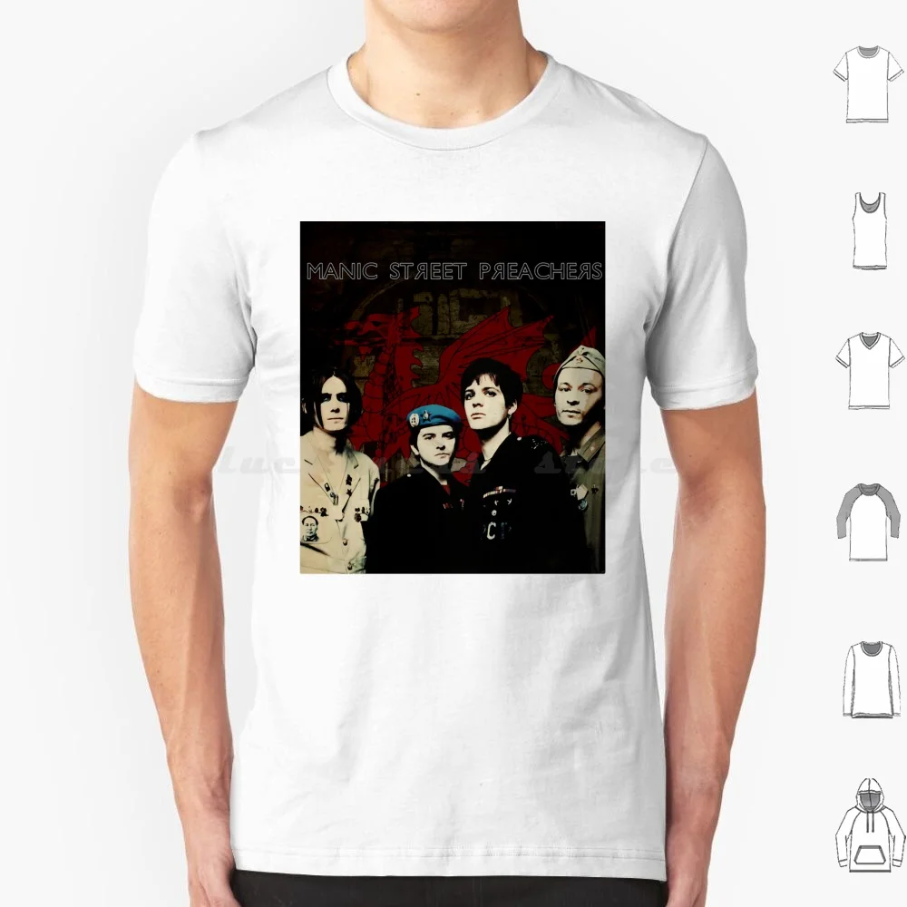 Camiseta Faster para hombre, mujer y niño, talla 6XL, Manic Street Preachers, Manic Band, música de la banda Manic Street Preachers, James