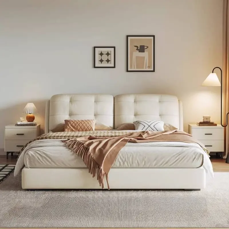 Ergonomic Storage Frame Double Bed European Style Modern Comferter Twin Bed Luxury Japanese Muebles Entrance Hall Furniture