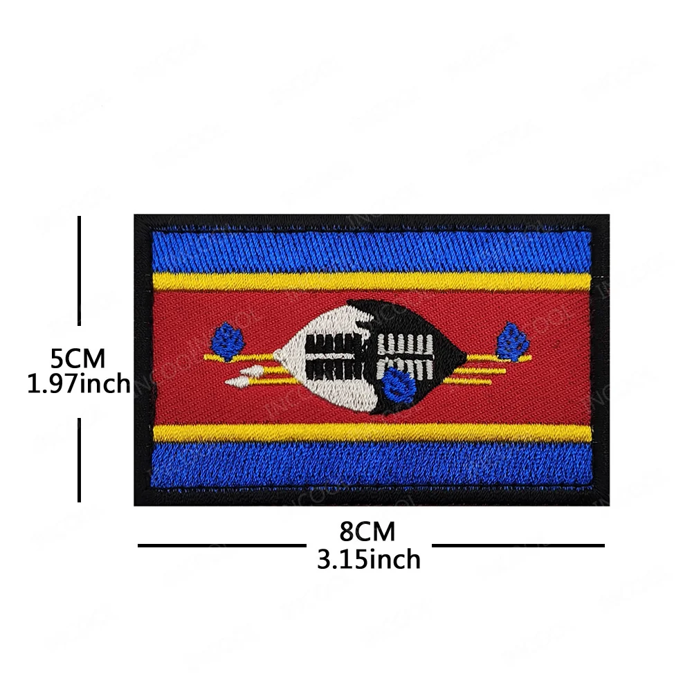 Parche bordado bandera África – Tanzania, Namibia y Ruanda