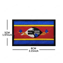 Parche bordado bandera África – Tanzania, Namibia y Ruanda