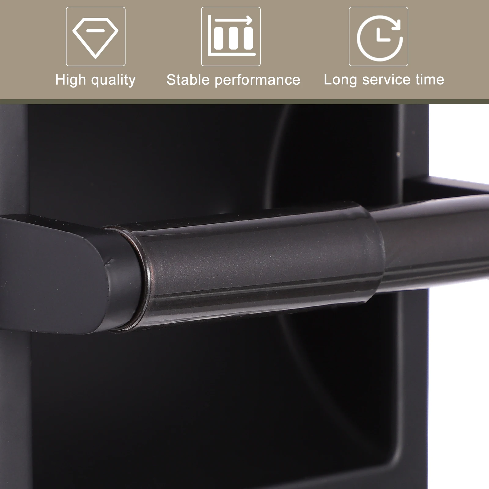 

Stainless Steel Roll Paper Holder Durable Embedded Tissue Rack Modern Bathroom Decor Practical Toilet Paper Stand