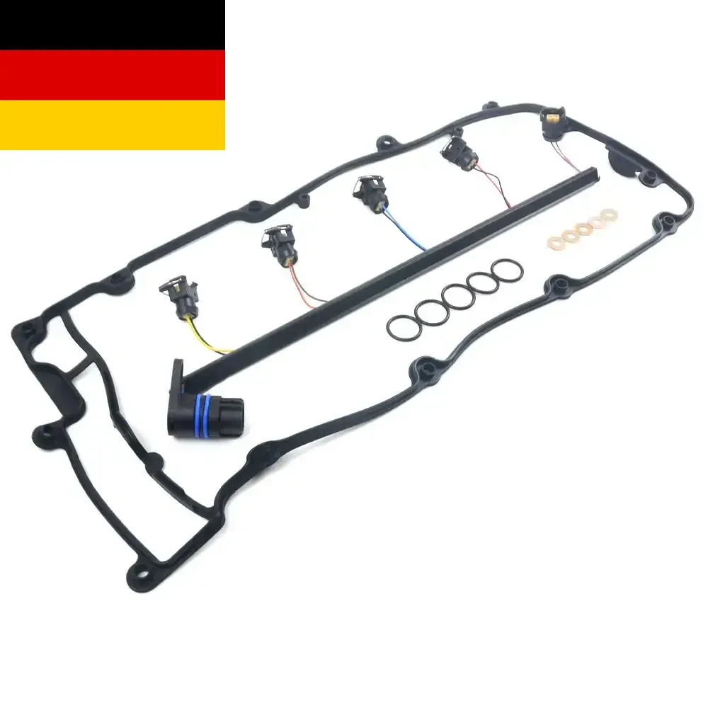 AP03 Kraftstoffeinspritzdüsen-Kabelbaum & Ventildeckeldichtung für Land Rover Discovery 2 MK2 & Defender TD5 - AMR6103 LVP000020