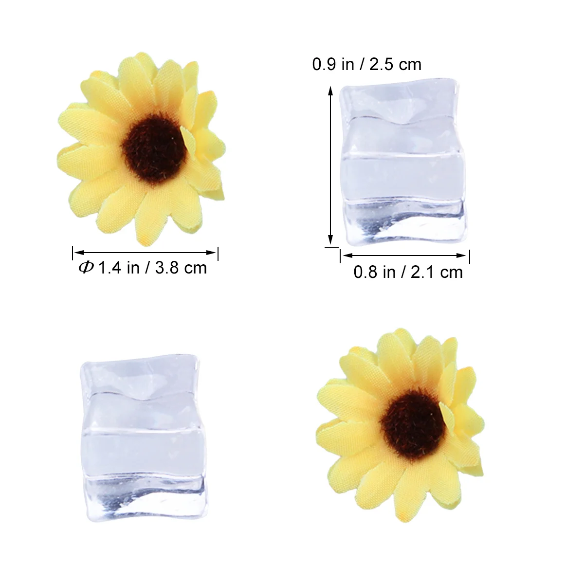 

12Pcs Acrylic Fake Ice Cubes Transparent Crystals 2.5cm Photo Props Party Wedding Decoration Realistic Glittering Acrylic Ice