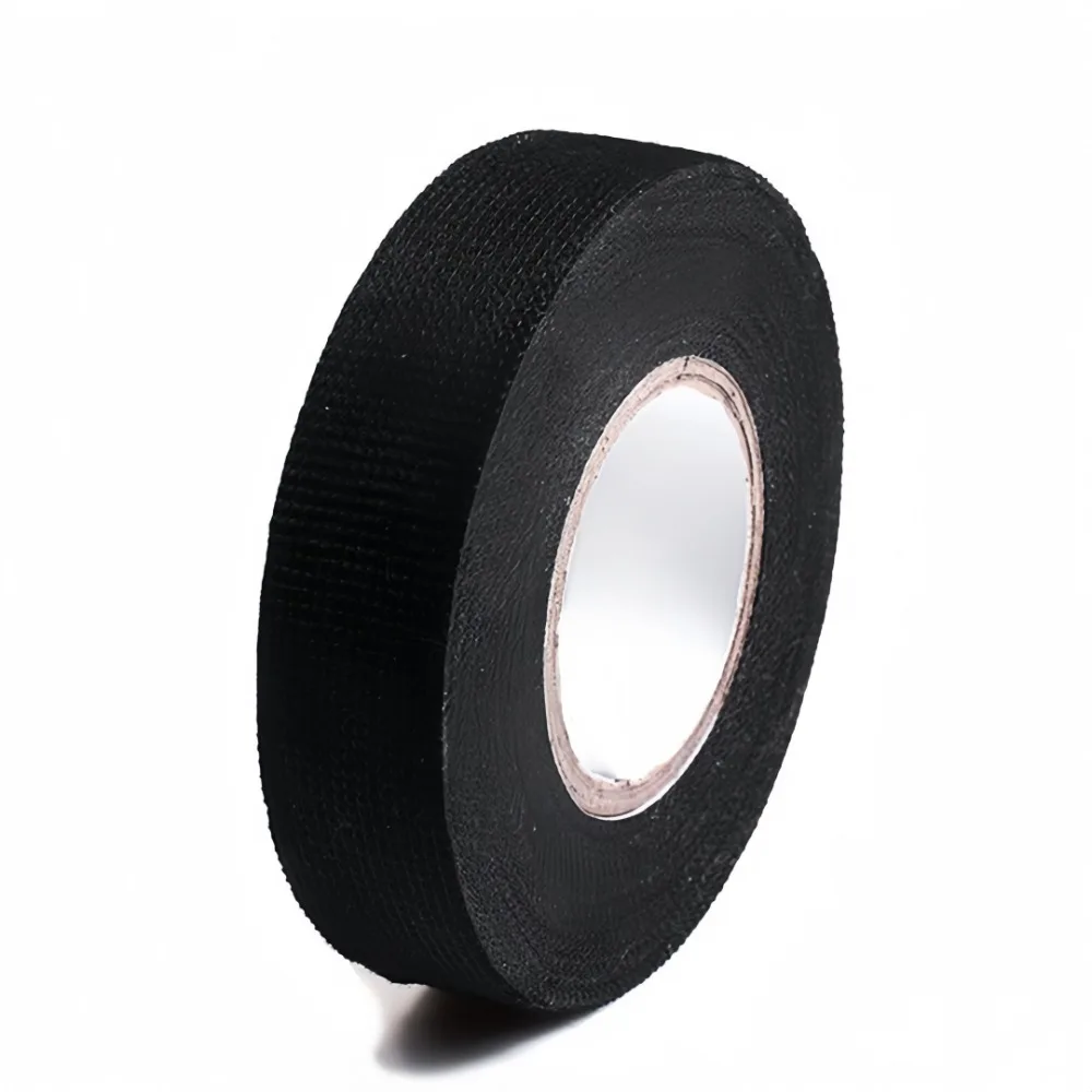 25/19MM Car Cable Electrical Tape Waterproof Insulating Heat Resistant Harness Self Adhesive Fabric Tape Cable Fixing Straps
