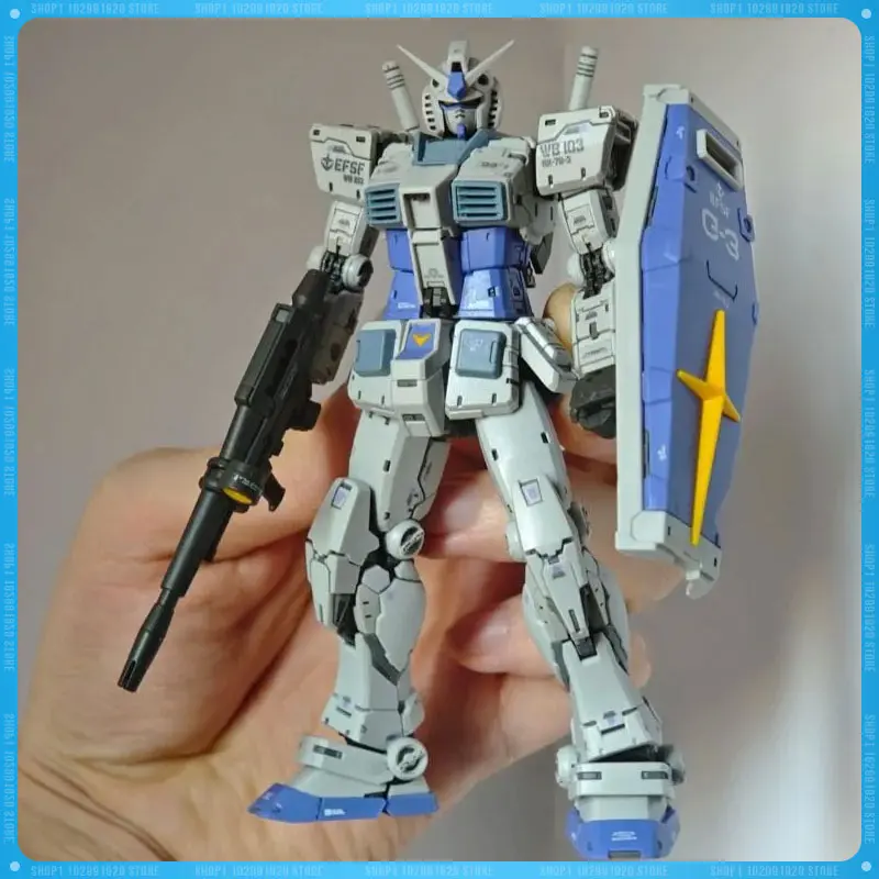 

In Stock 1/144 GAOGAO RG RX-78-2 Ver 2.0 G3 Color Assembly Model Kit Action Figure Model Plastic Robot Collectibles Toy Gift