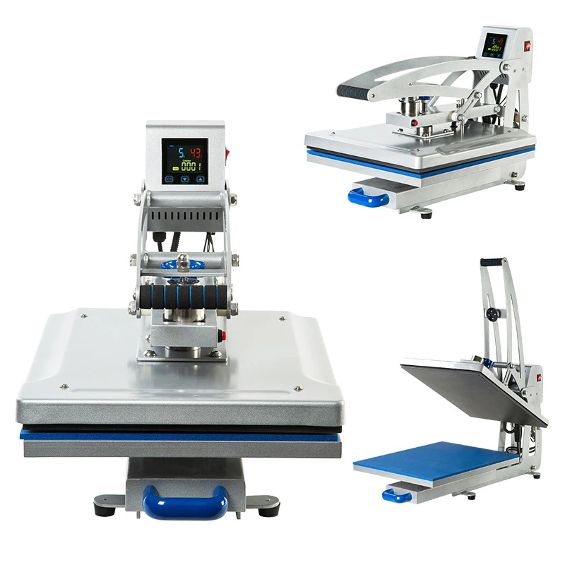 Direct Injection Heat Press Machine CK1702 Setable T-shirt Heat Press Machine 40*50cm Magnetic Semi-automatic Heat Transfer Mach