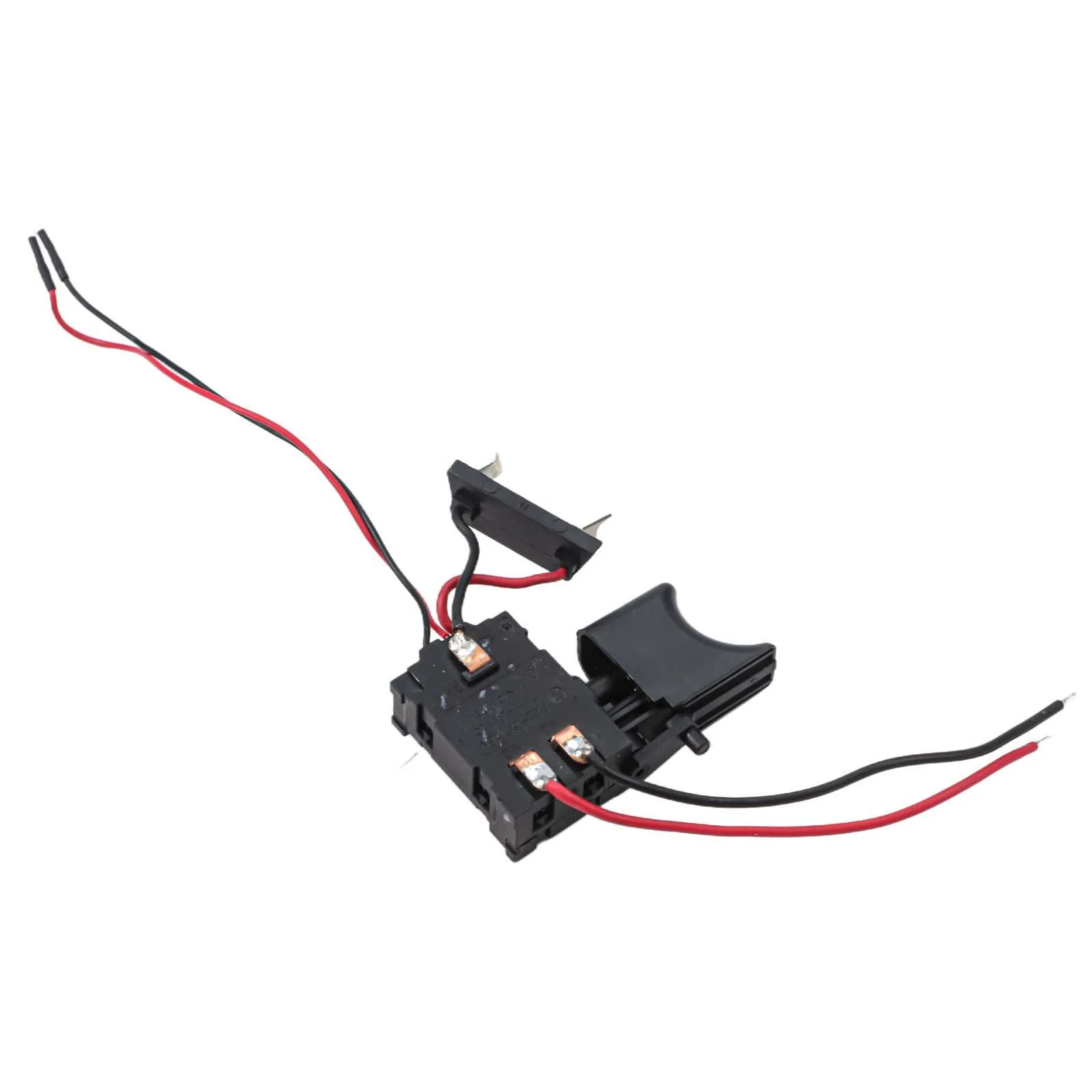 Speed Control Push Button Trigger Switch for Electric Drill Dustproof Compatible with 7 2V 24V Voltage Power Tools