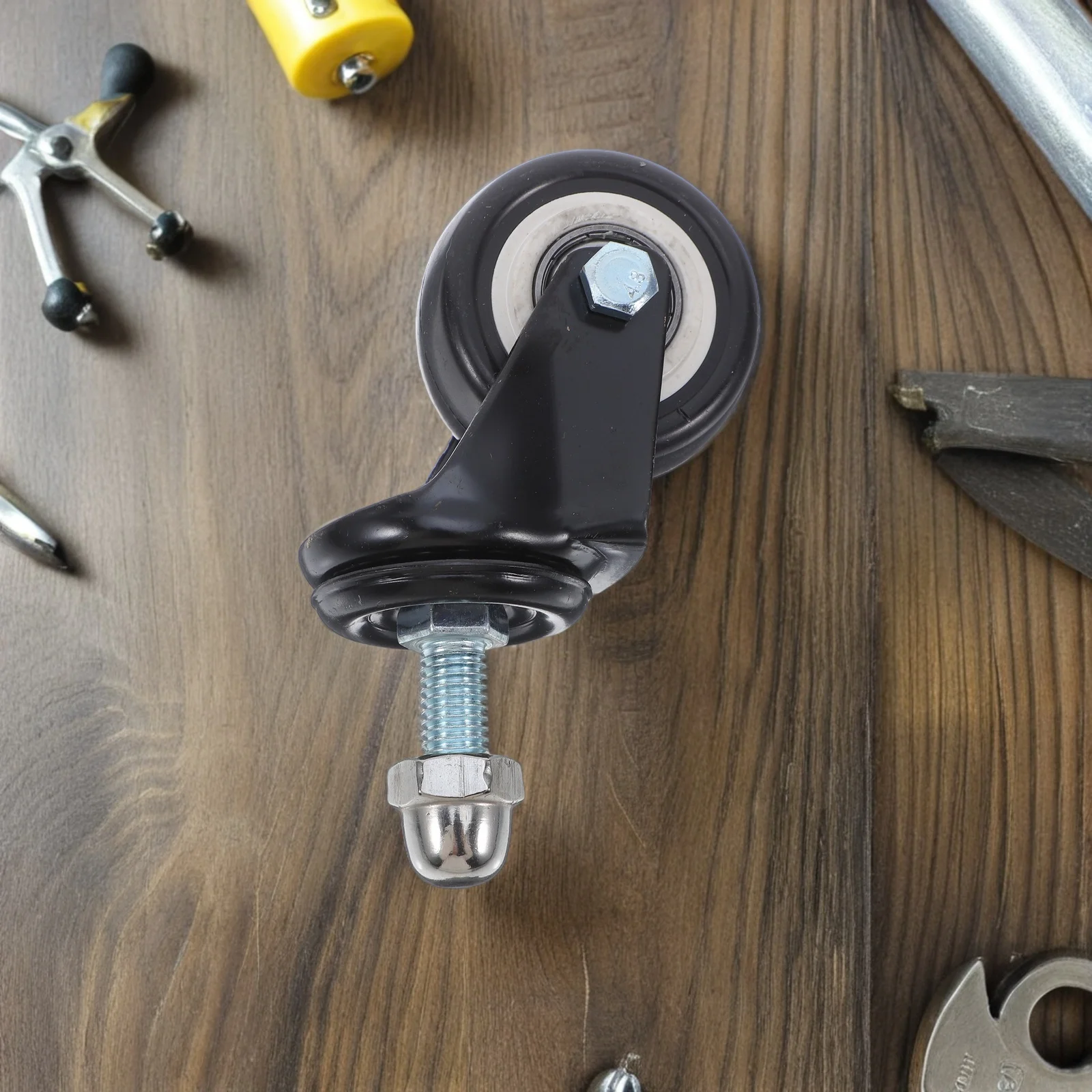 2 قطعة عجلات دوارة عالمية قطع غيار شديدة التحمل لمسارات ملعب كرة السلة للتنس متينة وناعمة