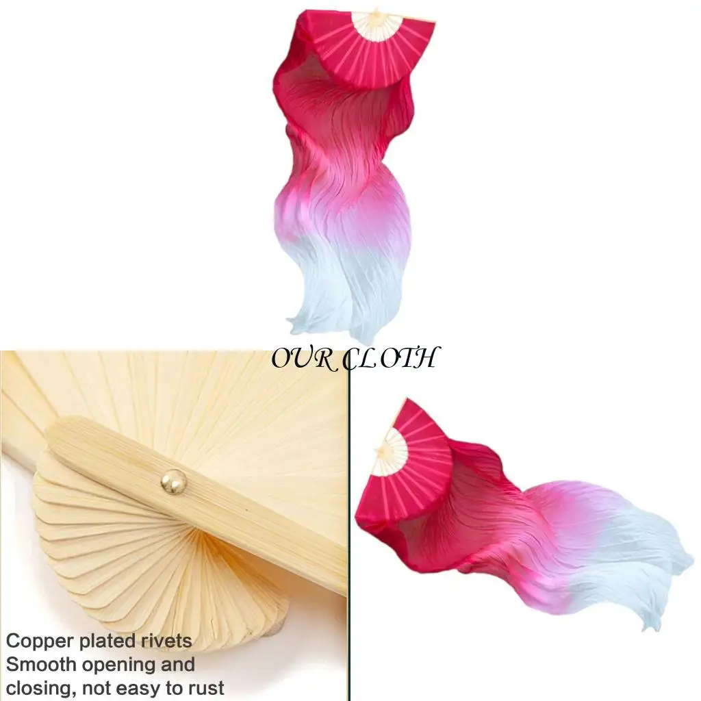 

Искусственный шелковый живот танцевальный танец фанаты бамбука в завесах национальная танцевальная завеса фанаты бамбука с для