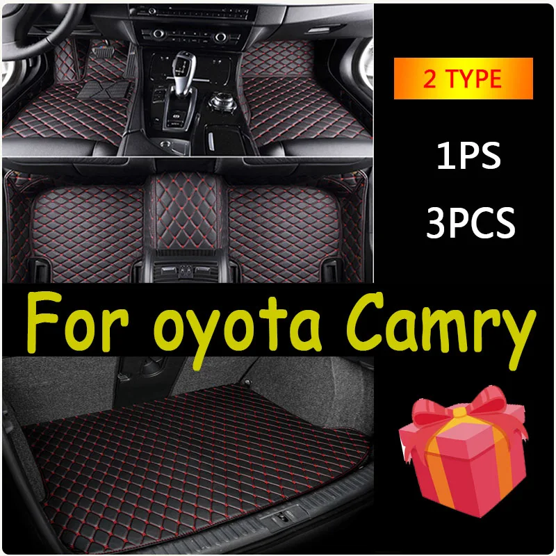 Car Mats For Toyota Camry Daihatsu Altis XV30 2002~2006 Durable Carpet Rugs Leather Floor Mat Anti Dirt Pad Car Accessories 2003