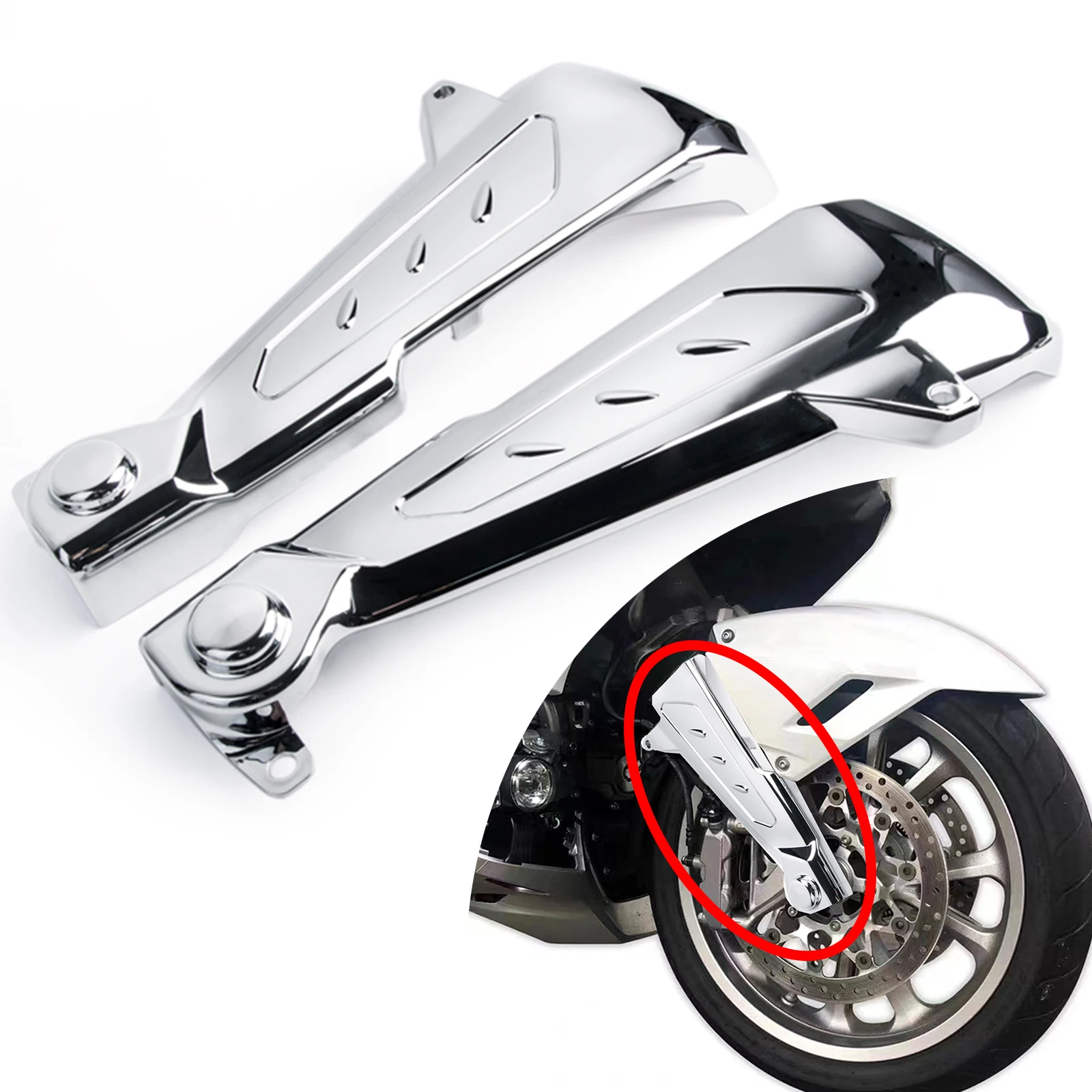 

panical goldwing suitable for Honda GoldWing GL1800 F6B 2018-2025 front wishbone front shock absorber trim guard ABS accessories