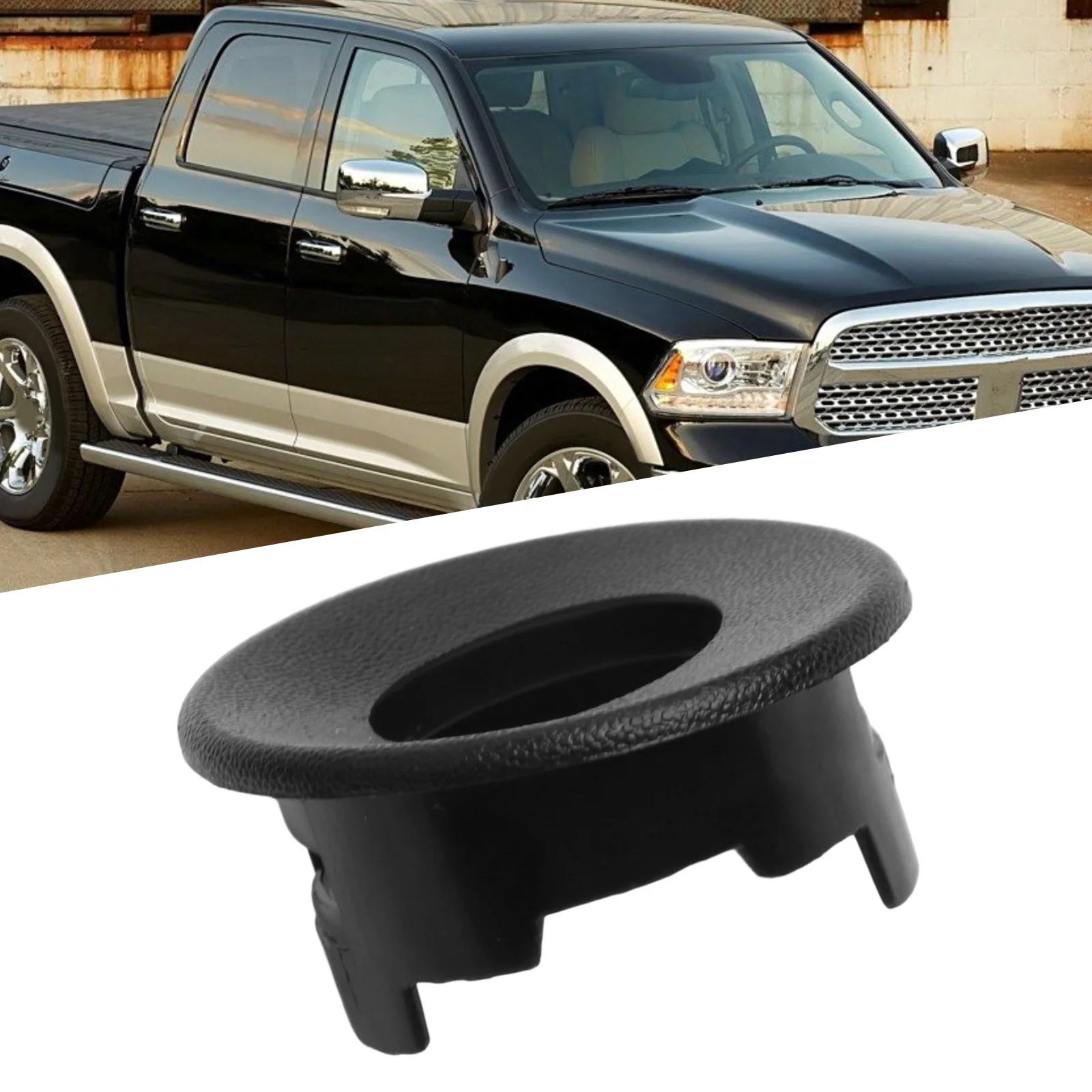 Replacement Park Assist Sensor Locking Ring Bezel for Dodge For Ram For Promaster Compatible with Part Number 68195941AB