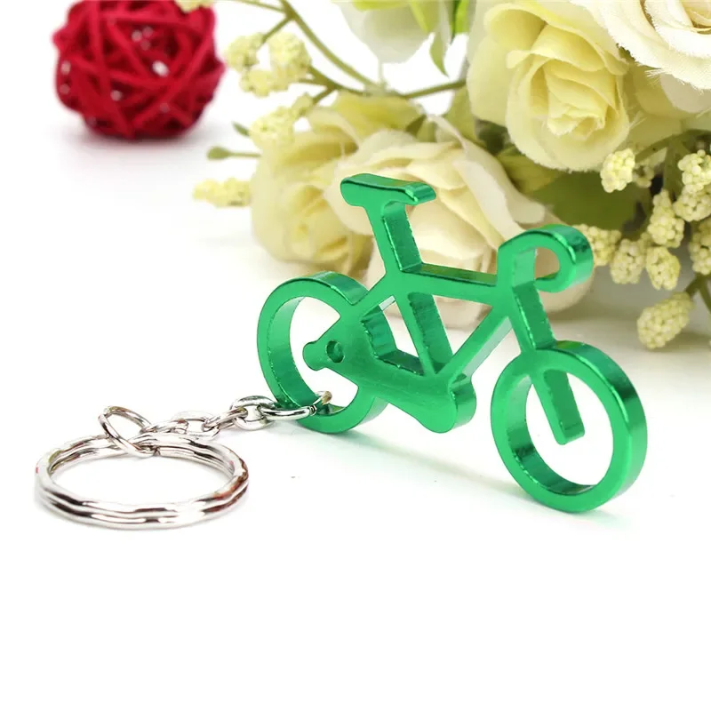 1pcs Multi Bike Bicycle Keychain Keyring Bottle Wine Beer Opener Tool Muilti Colors Outdoor EDC