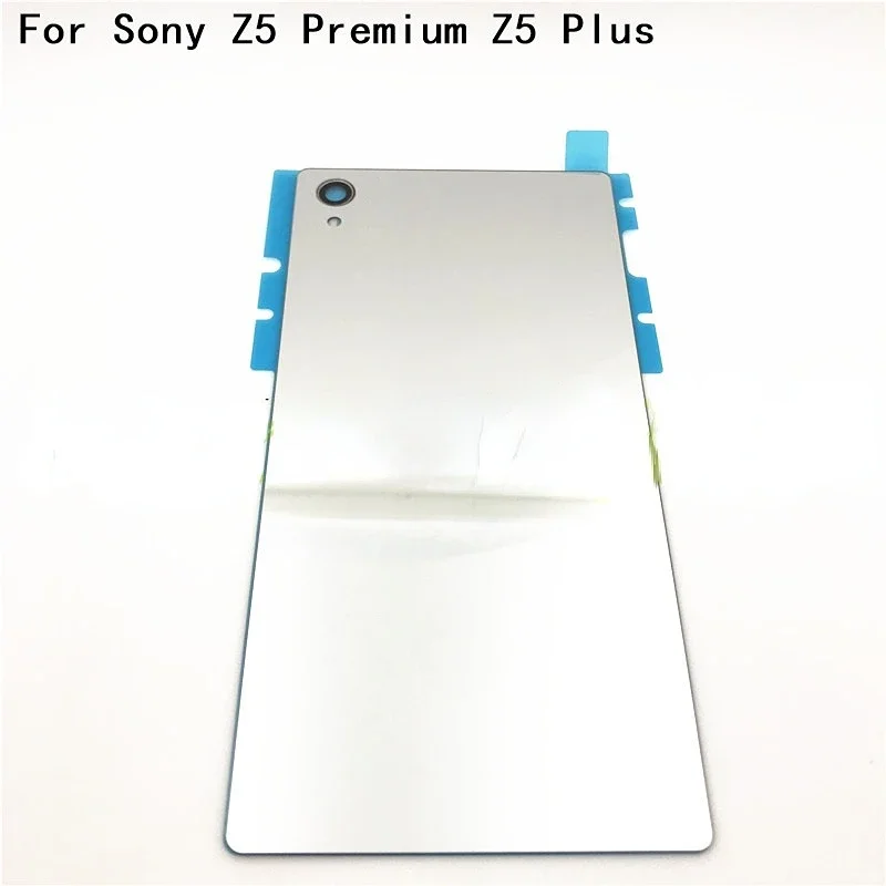 

Original For Sony Xperia Z5 Premium Z5 Plus E6883 Back Glass Battery Door Housing Rear Back Cover Spare Parts With NFC