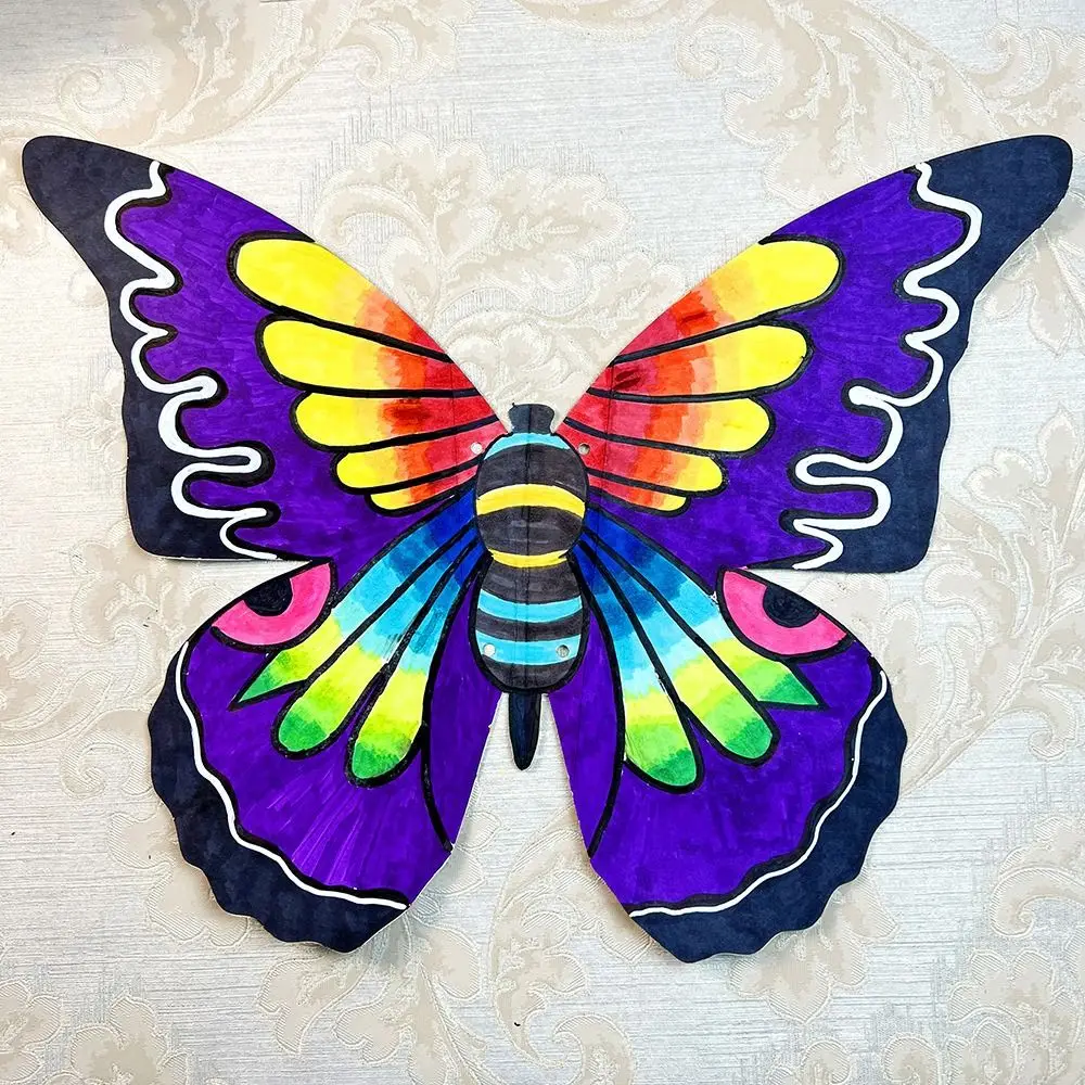 Double Layer Paper Butterfly DIY Material DIY Handmade Three-dimensional Drawing Paper Transparent Hand Drawn Hand Drawn Paper