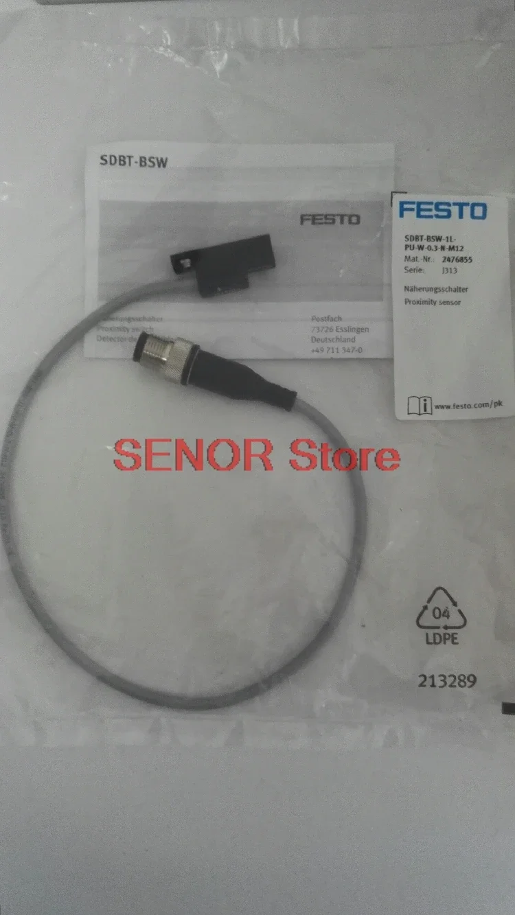 

Brand new original proximity switch SDBT-BSW-1L-PU-W-0.3-N-M12 {2476855}