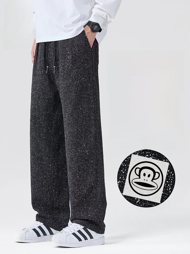 

Мужские повседневные брюки Paul Frank: прямой крой, свободная посадка, комфортные, осенняя новинка, модные, брендовые, прочные, прямые, длинные.