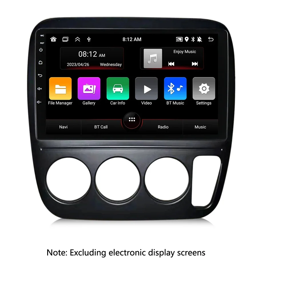 مناسب للوحة تعديل إطار الملاحة Honda CRV وHonda Android لعام 1998 فقط لا يشمل الإطار البطارية