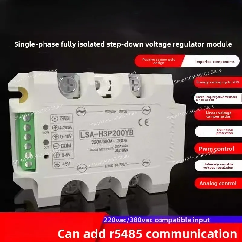 

3-Phase AC Voltage Regulator Module - RS485 & SCR Power Control for Lighting Dimming