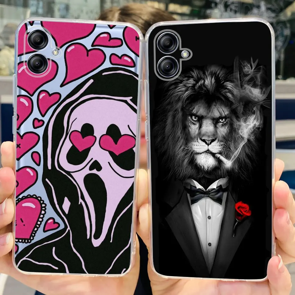 لينة سيليكون الحال بالنسبة لسامسونج غالاكسي a04e sm-a042f ، وحالة الهاتف الوفير ، لمجرة a04e m04 f04 ، جديد