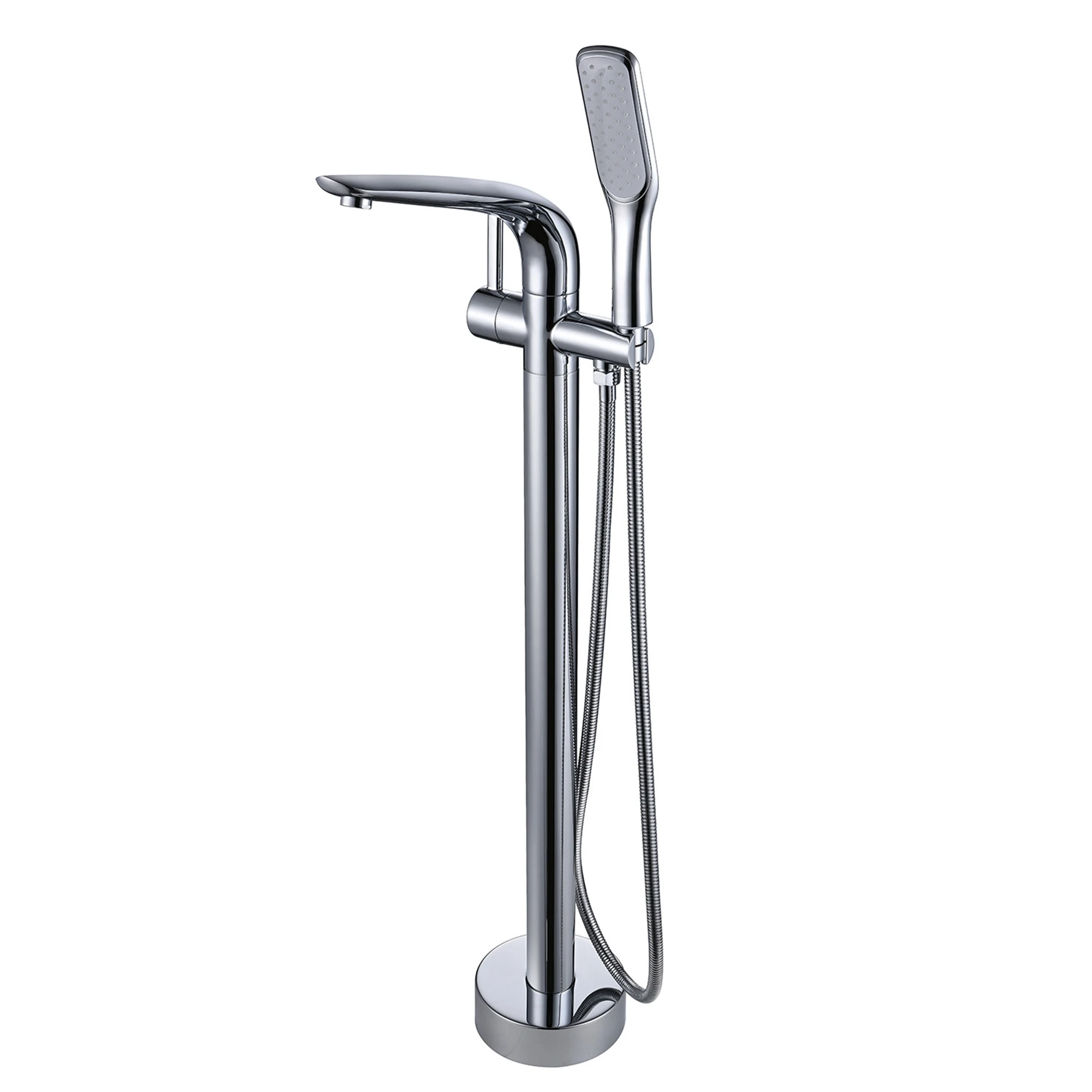 Popular Bathroom floor mounted bathtub faucet Mixer Shower  freestanding bath mixer tap