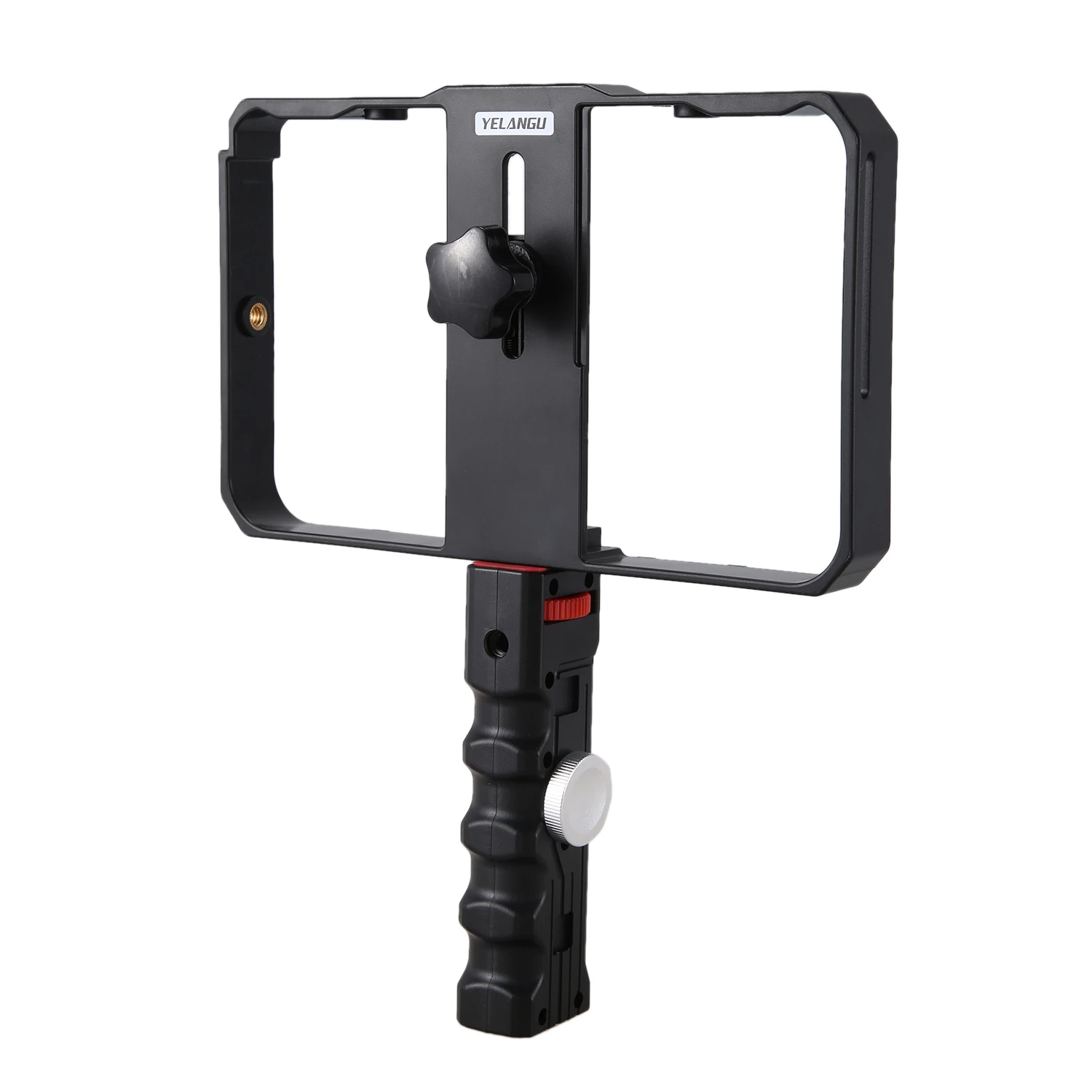 YELANGU Pro Smartphone Video Rig Filmmaking Case Phone Video Stabilizer Grip Mount for IPhone Xs Max XR X 8 Plus Samsung Huawei