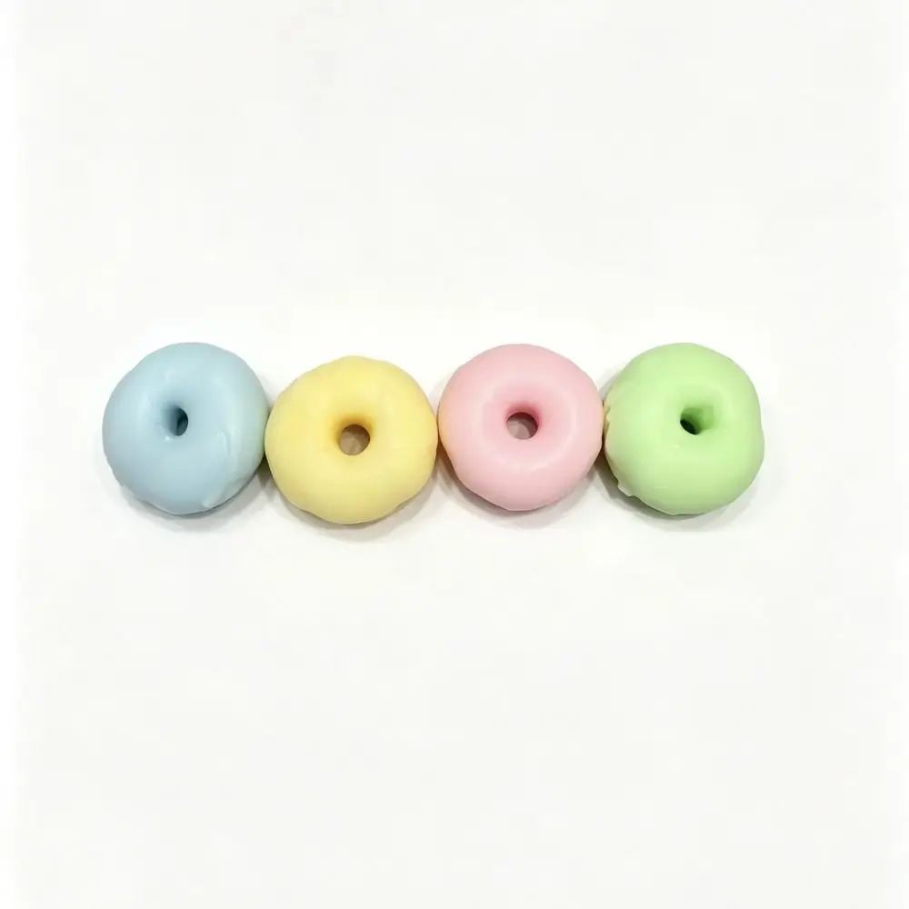 Fruits Series Wax Skin Squeeze Satisfying Sound Handmade Crispy Doughnut Pinch Non-bounce Crunchy Squeeze Children Gifts