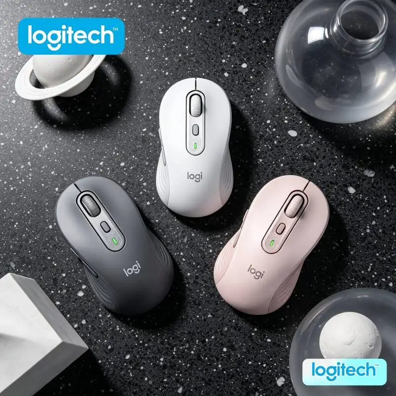 

Logitech M650/M650L Wireless Ergonomic Mouse - 90% Quieter Operation, Sustainable Recycled Plastic, 5 Custom Buttons, 10m Range