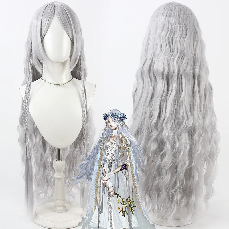 

Парик для косплея Game Eldened Revenant, Avenger, элегантные синтетические термостойкие волосы, головные уборы на Хэллоуин, ролевые игры + бесплатная шапочка для парика