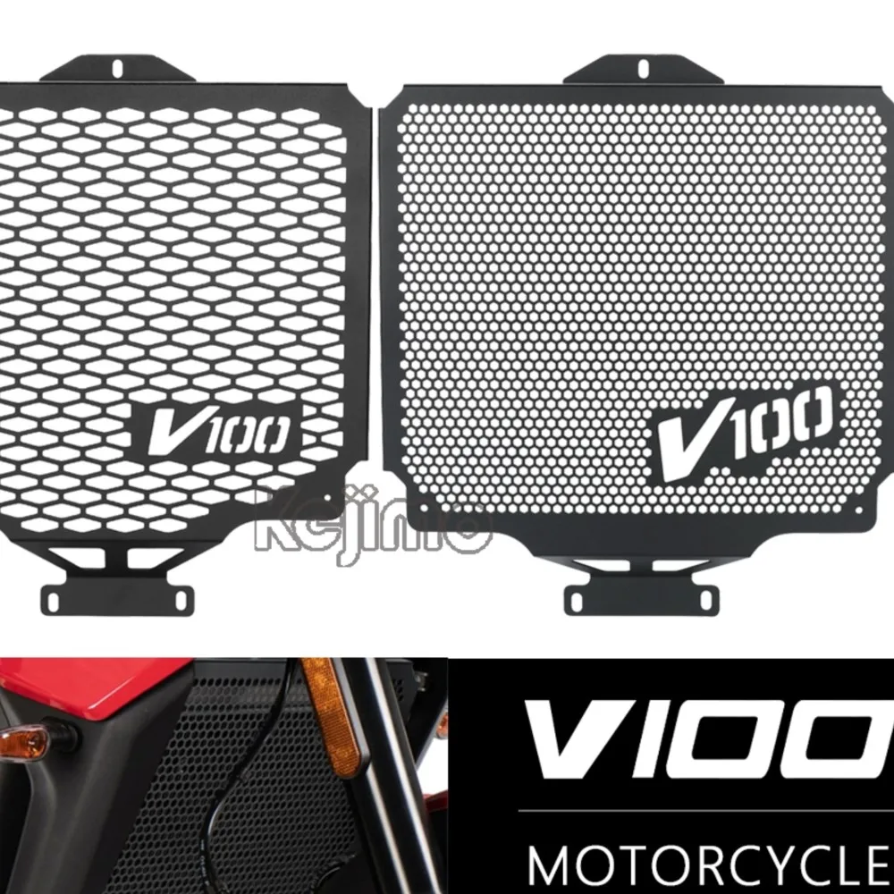 

For Moto Guzzi V100 S / Mandello V100 Stelvio 2022 2023 2024 2025 2026 Motorcycle Radiator Grille Guard Protection Cover Parts