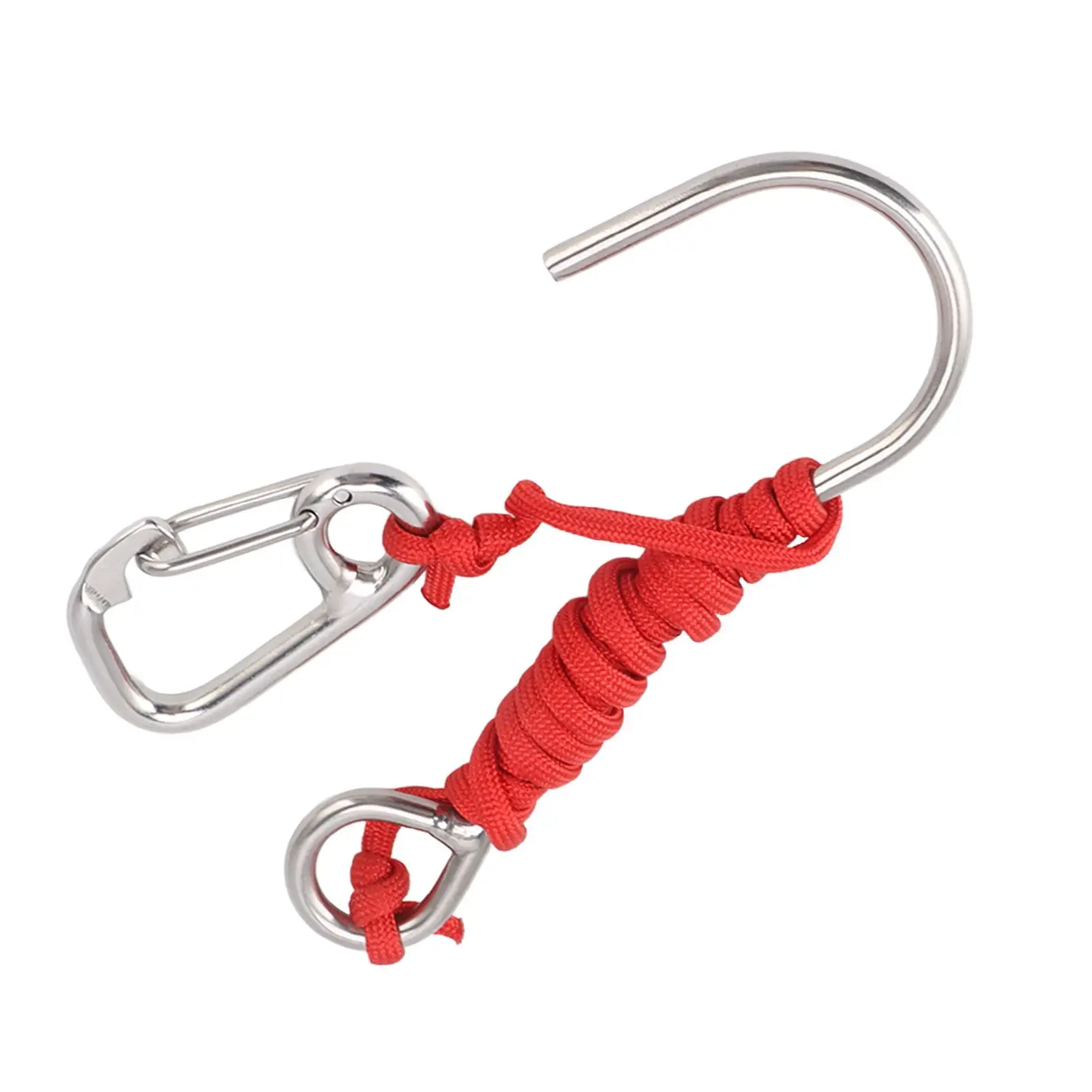 

Portable Stainless Steel Diving Hook with Quick Release Buckle - Anti-Lost, Rustproof for underwater Activities