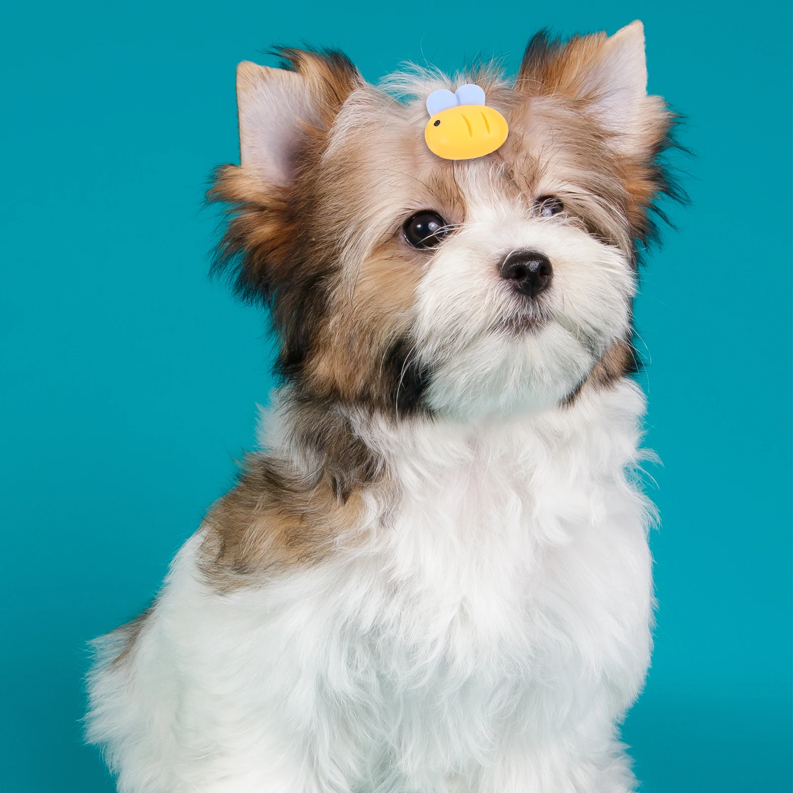 

10pcs Hair Tie Yellow Bee Hairbands for Cats Dogs Decorative Accessories Pet Rubber Band Dog Hair Bands Pet Supplies