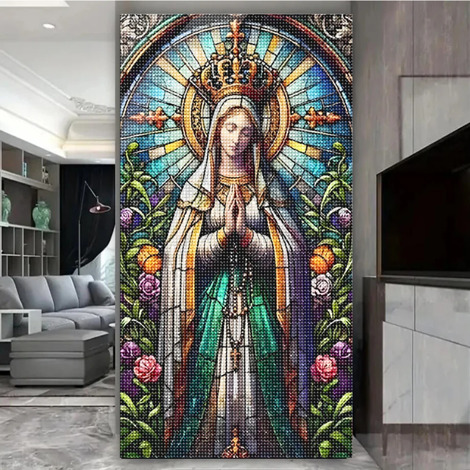 religion Virgin Mary Diy Diamo - огляд і ціна Resin Art Mary