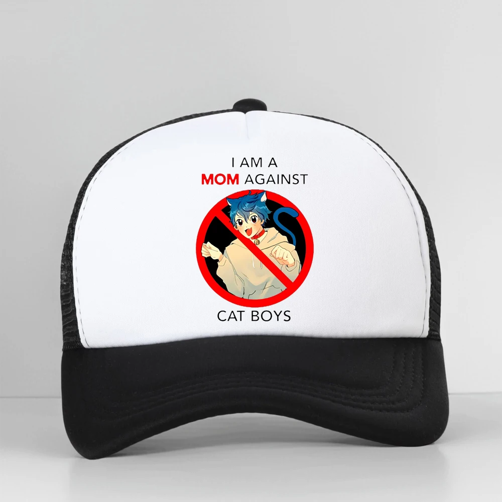I Am A Mom Against Cat Boys Japanese Anime Adult Novelty Classic Golf Baseball Cap Women Adjustable Bone Hat 2