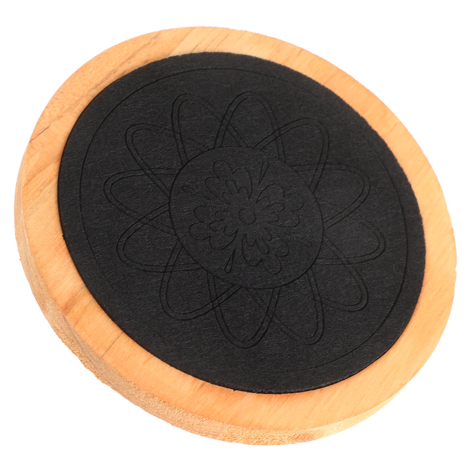 

Wood Round Absorbent Coaster Anti- Mat Protective Coffee Table Coaster Farmhouse Style for Drinks Coasters