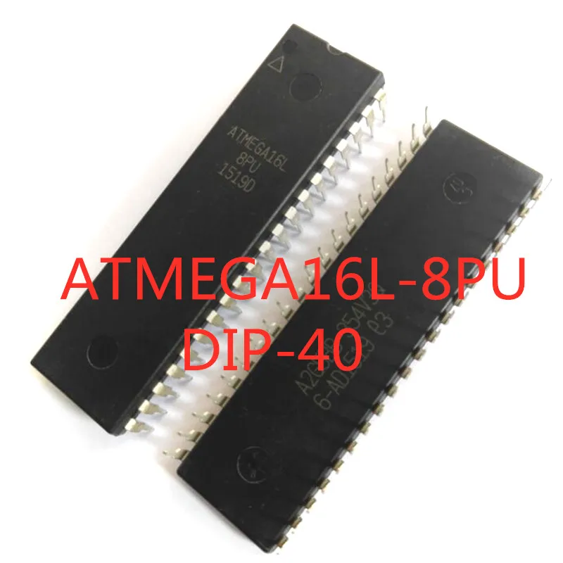 

5PCS/LOT 100% Quality ATMEGA16L-8PU ATMEGA16L DIP-40 8-bit microcontroller chip 16K flash memory In Stock New Original