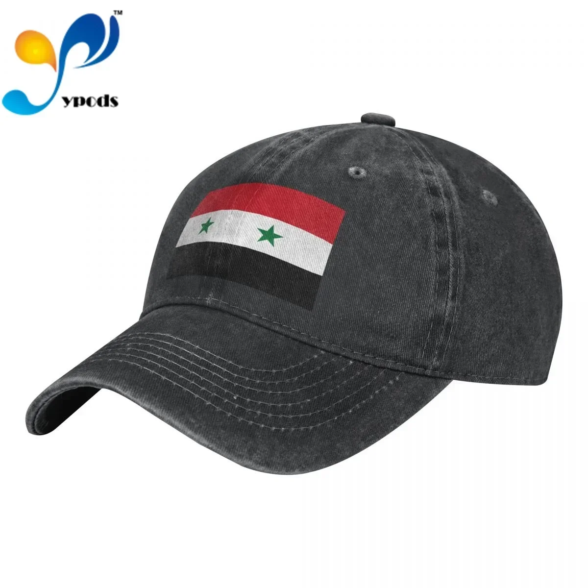 العلامة التجارية الجديدة أنيمي العلم السوري Snapback قبعة قيعة بيسبول صغيرة الرجال النساء الهيب هوب أبي قبعة سائق شاحنة