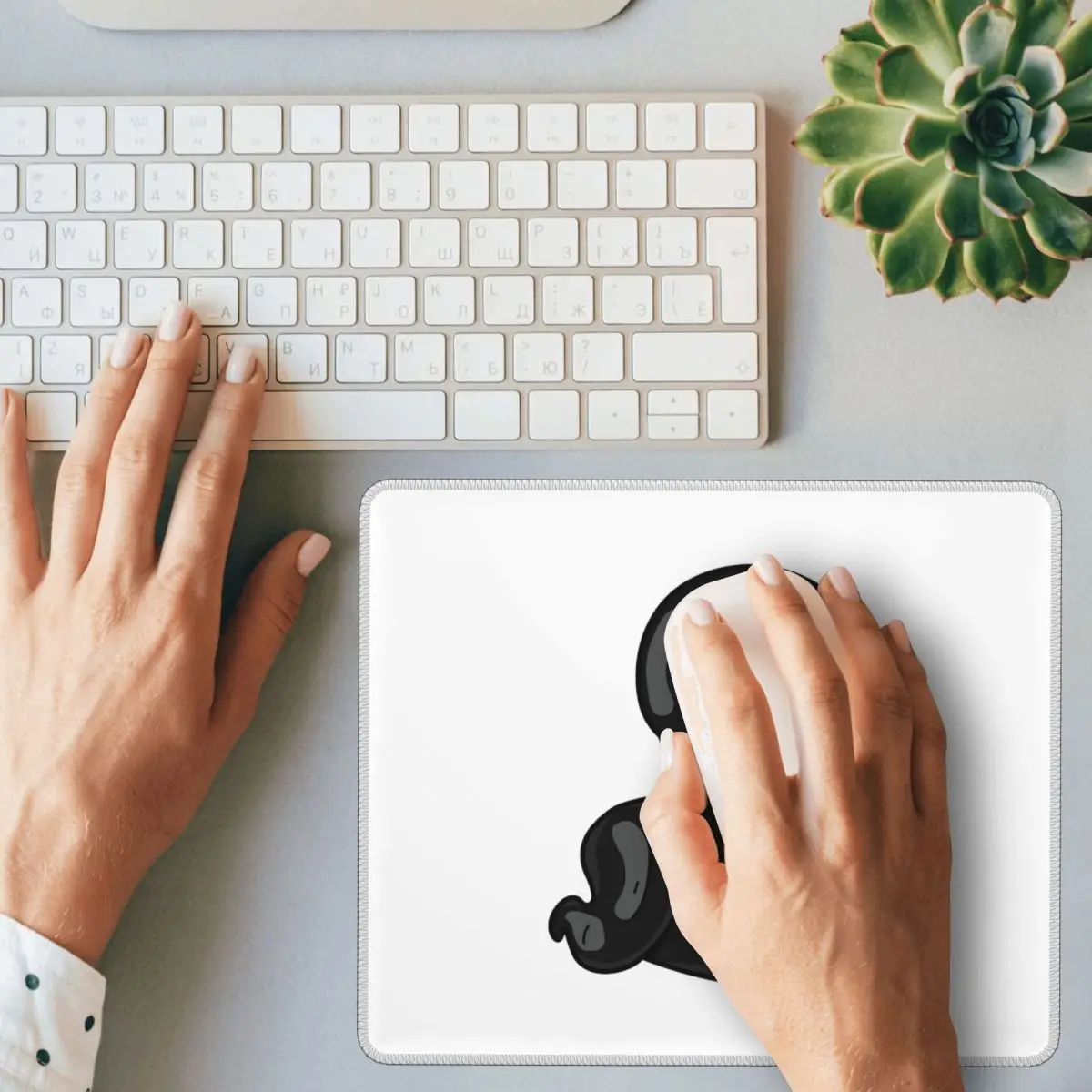 Sneki Snek Fan Design Razer RGB Sticker Mouse Pad Komputer Keyboard Mouse Mat Gaming PC Laptop Desk Mat Table Mats