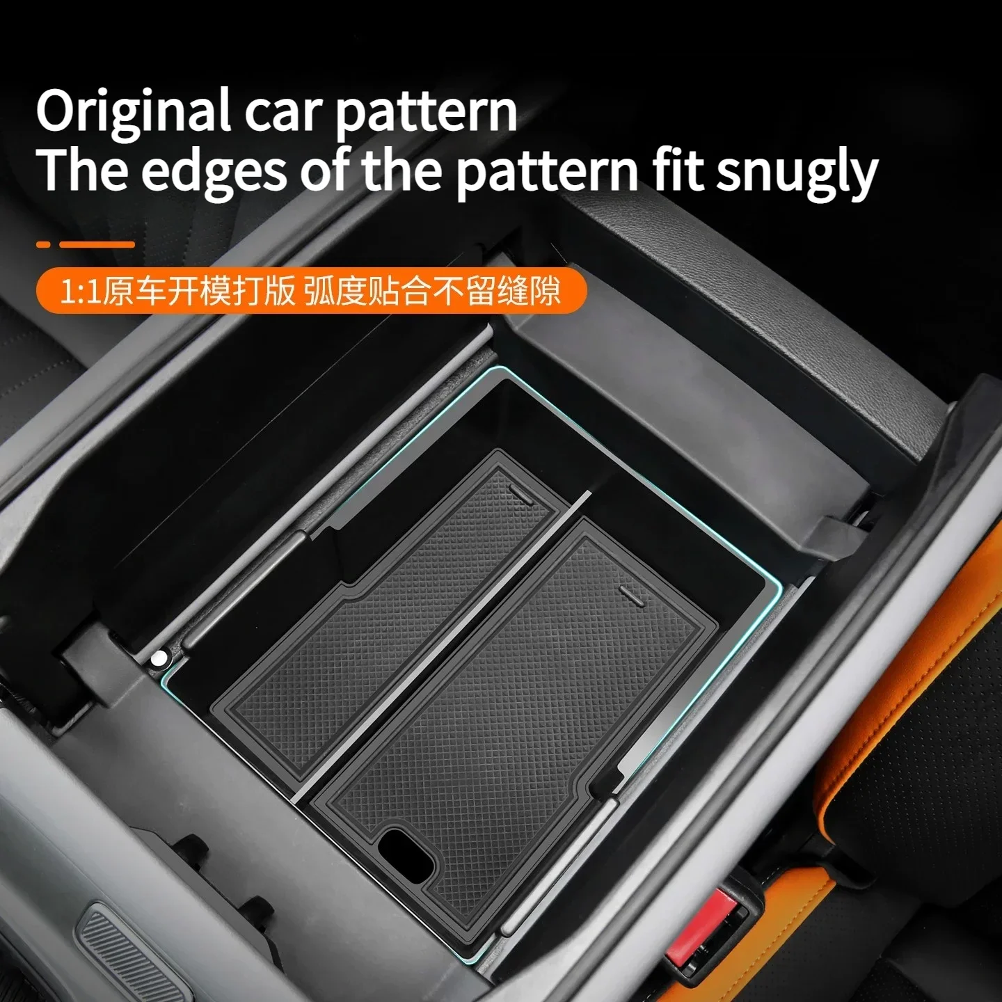 For BAIC BJ40 2024-2026 Car Center Console Armrest Storage Box Decorative Partition Storage Organizer Upgrade Interior Accessory detail image 2