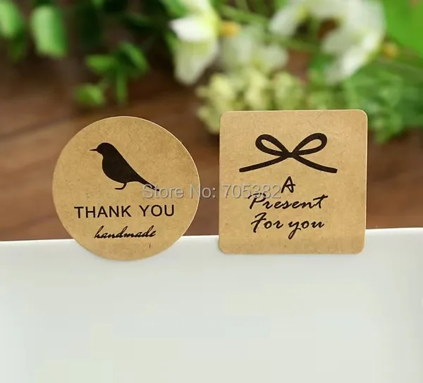 100pcs/lot Seal Sticker Bird Series thank you Printed Adhesive Seal Stickers Bakery Packing Label (SS-A680)