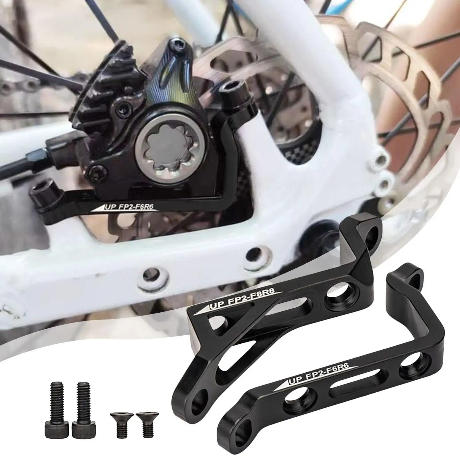 

Bicycle Disc Brake Conversion Disc Brake Adapter Replacement Alloy Replacement Precision for Frame Mountain Fork Outdoor Cycling