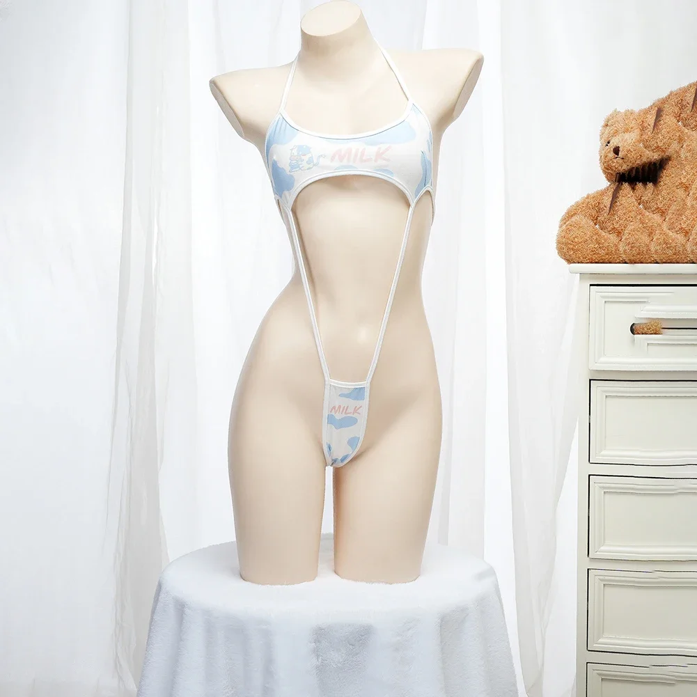 Body con tiras sin espalda para dormir, traje sin espalda, Bikini sin espalda, lencería estilo Bikini, nueva condición