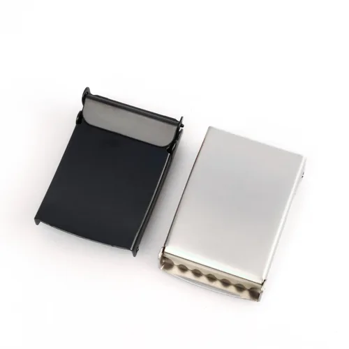 Imagen 2 del producto Hebilla de cinturón de hierro de 3,5 cm, solapa lisa, lona tejida, Color sólido, accesorios de cinturón informales clásicos