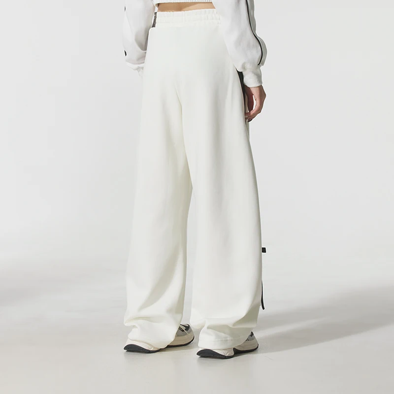 سراويل أديداس النسائية، سراويل رياضية، سراويل الموز العصرية، سراويل فضفاضة واسعة الساق، سراويل طويلة محبوكة Kg3857