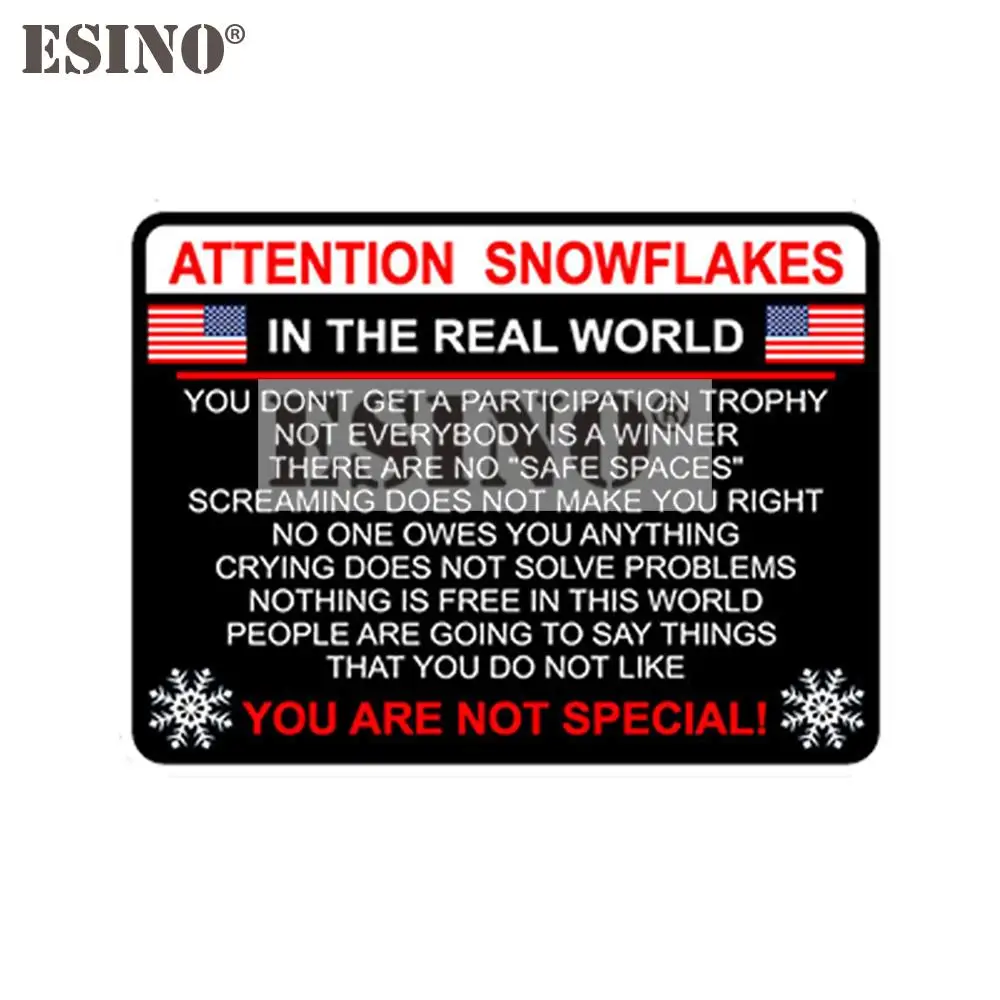 Style de voiture nouvelle mode avertissement Attention flocons de neige accessoire de voiture décoratif créatif PVC autocollant voiture corps entier vinyle décalcomanie