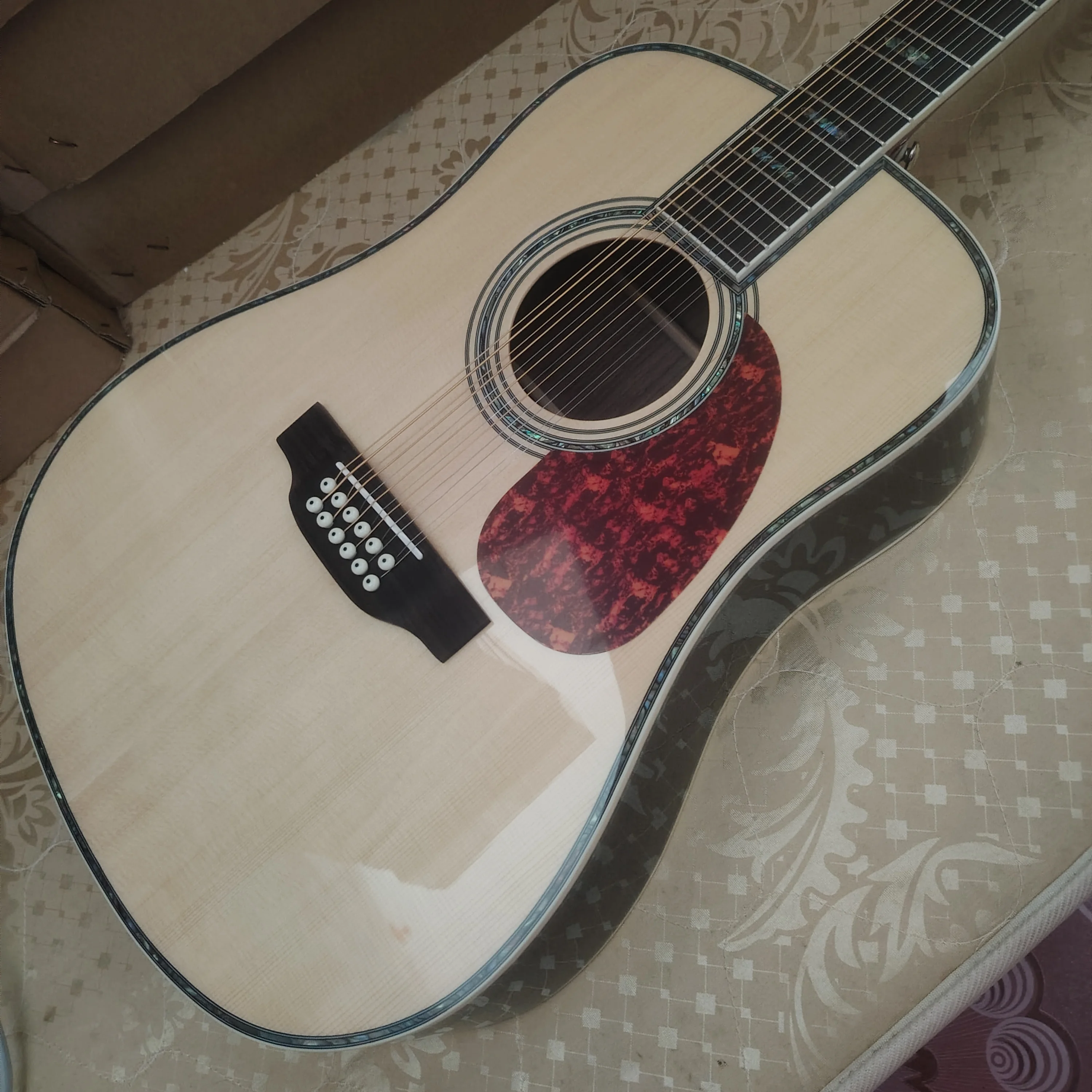 الغيتار الصوتي الشعبي! حار! 41 بوصة 12 سلسلة MDD45/EQ/جيتار شعبي/قمة من خشب التنوب الصلب